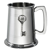 Pewter Beaker 18th Birthday Key 1 Pint Straight Shaped Perfect for Engraving