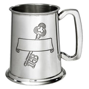 Pewter Beaker 18th Birthday Key 1 Pint Straight Shaped Perfect for Engraving