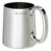 Half Pint Tankard Plain Flat Base "C" Handle, Touchmarked Perfect for Engraving