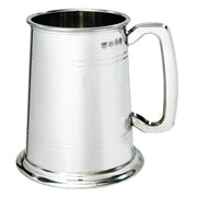 Pewter Tankard 1 Pint Double Lines and Feature Touchmark Perfect for Engraving