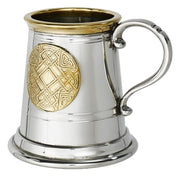 Quarter Pint Baby Christening Mug Tankard Pewter Georgian Perfect for Engraving