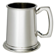 Tankard Half Pint Plain Square Handle Bright Polished Perfect for Engraving
