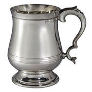 Pewter Extra Heavy Tankard 1 Pint Georgian Style Polished Perfect for Engraving