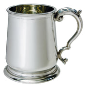 Pewter Tankard 1 Pint George III Polished Antique Handle Perfect for Engraving