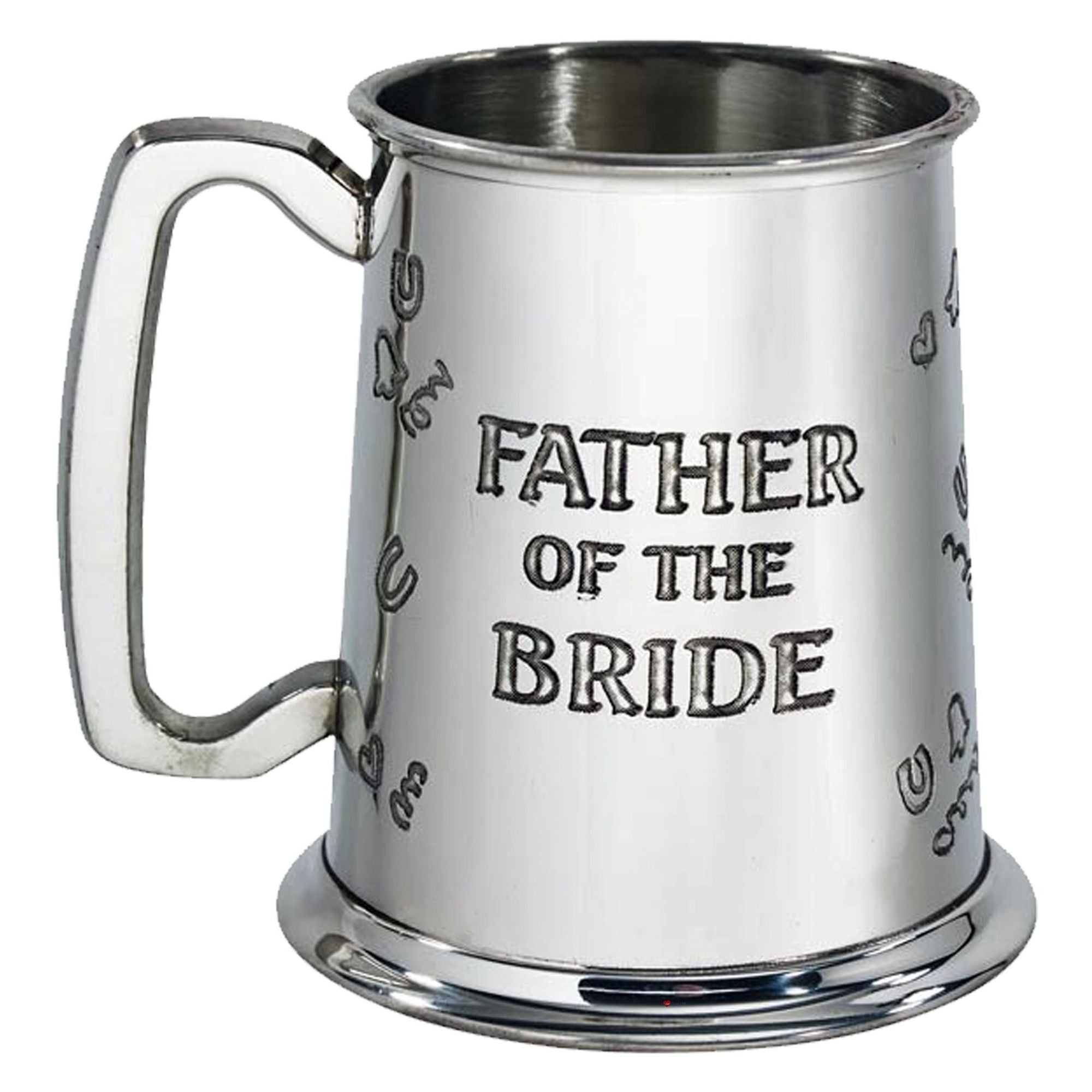 Pewter Tankard 1 Pint Father of the Bride Wedding Gift Perfect for Engraving