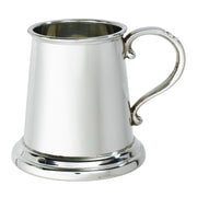 Quarter Pint Child's All Gone Etched Glass Pewter Plain Perfect for Engraving