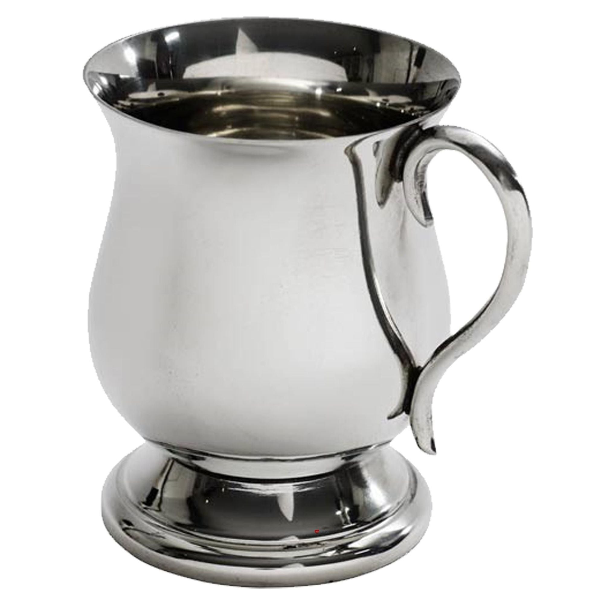 Quarter Pint Baby Christening Mug Georgian Swan Handle Perfect for Engraving