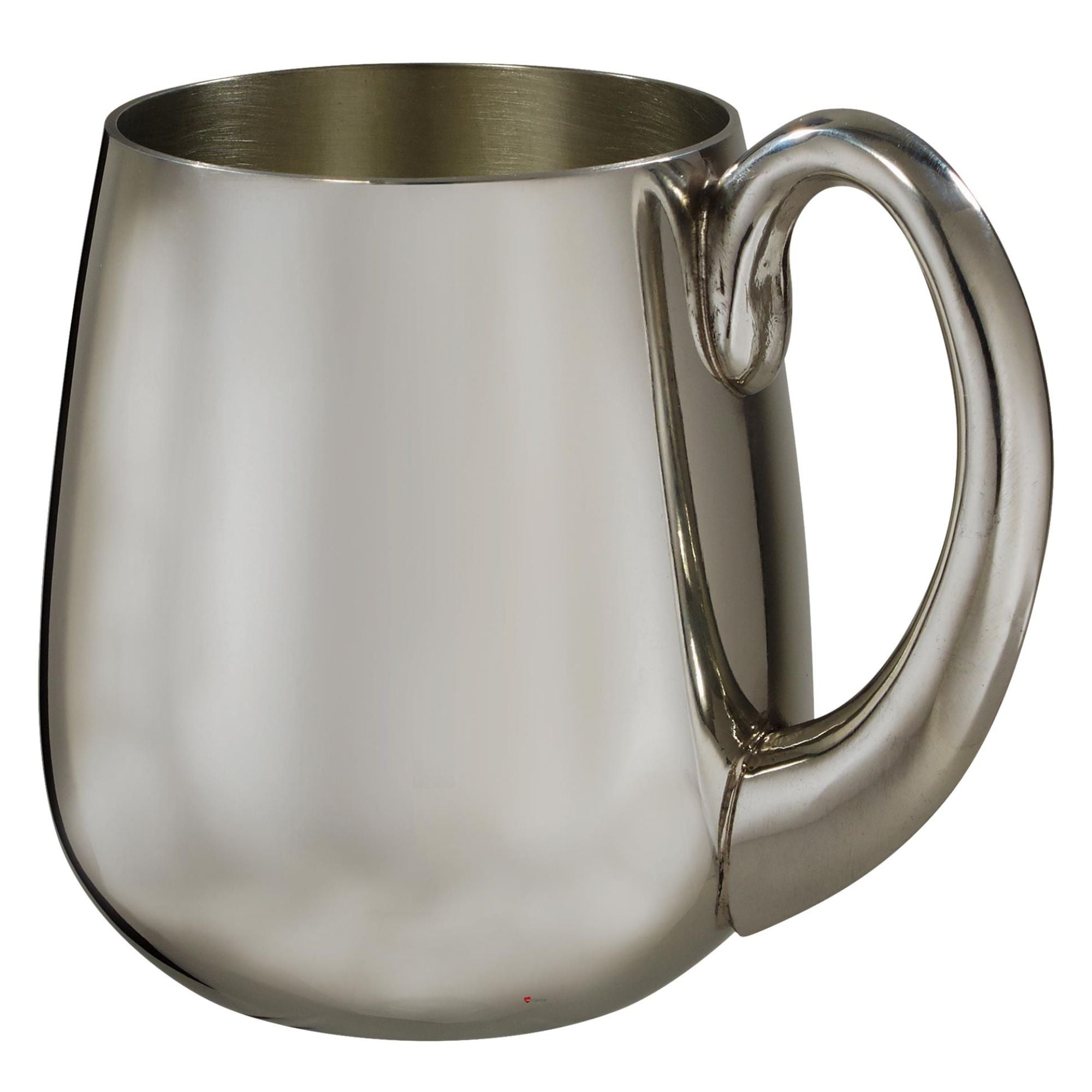 Pewter Tankard 1 Pint Traditional Plain Curved Shaped Perfect for Engraving