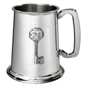 Pewter Beaker 21st Birthday Key 1 Pint Straight Shaped Perfect for Engraving