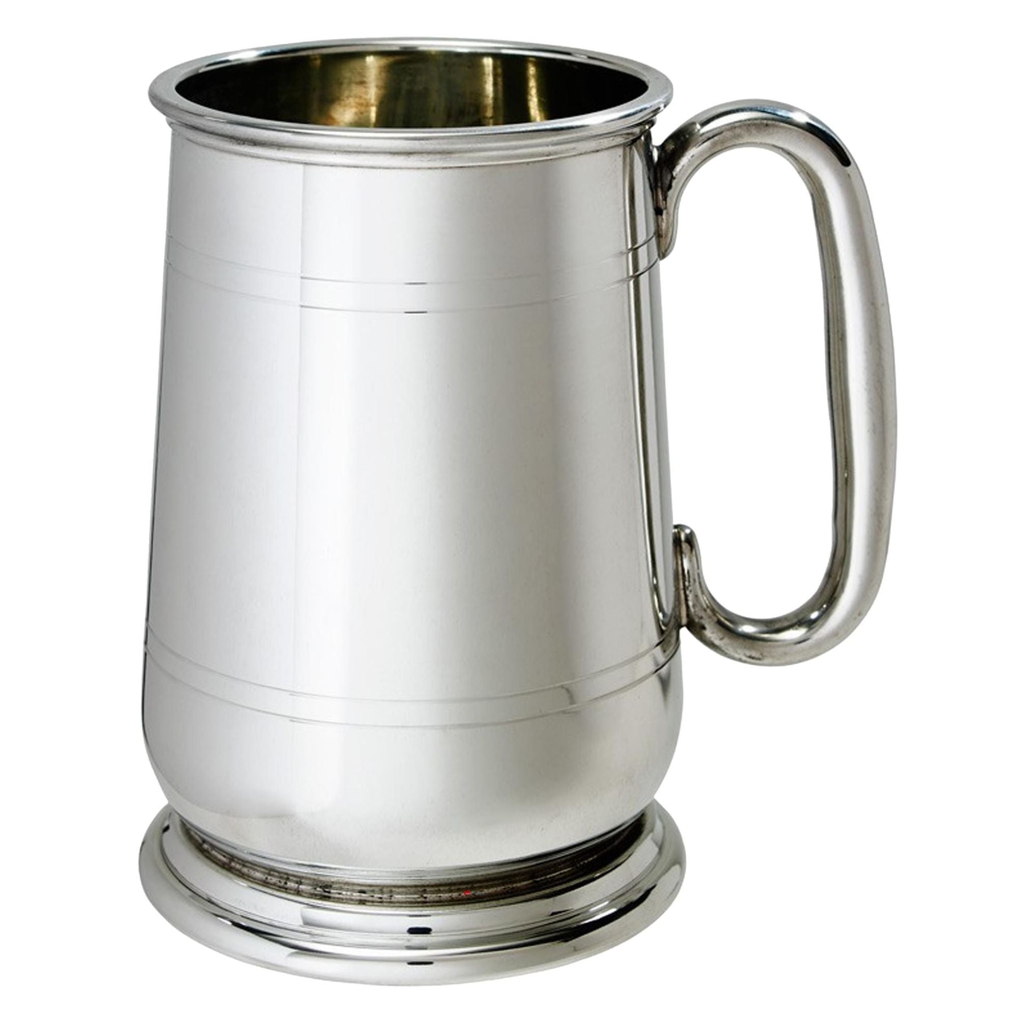 Pewter Tankard 1 Pint Howard Style Jacobean with C Handle Perfect for Engraving