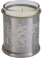 Candle Votive Holder with Viking Design Dark Antique Pewter Comes with Candle