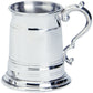 Pewter Tankard Old London Ornate Handle Half Pint Engravable Polished Finish