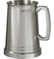 Pewter Glass Bottom Heavy Tankard 1 Pint Hereford Satin Perfect for Engraving