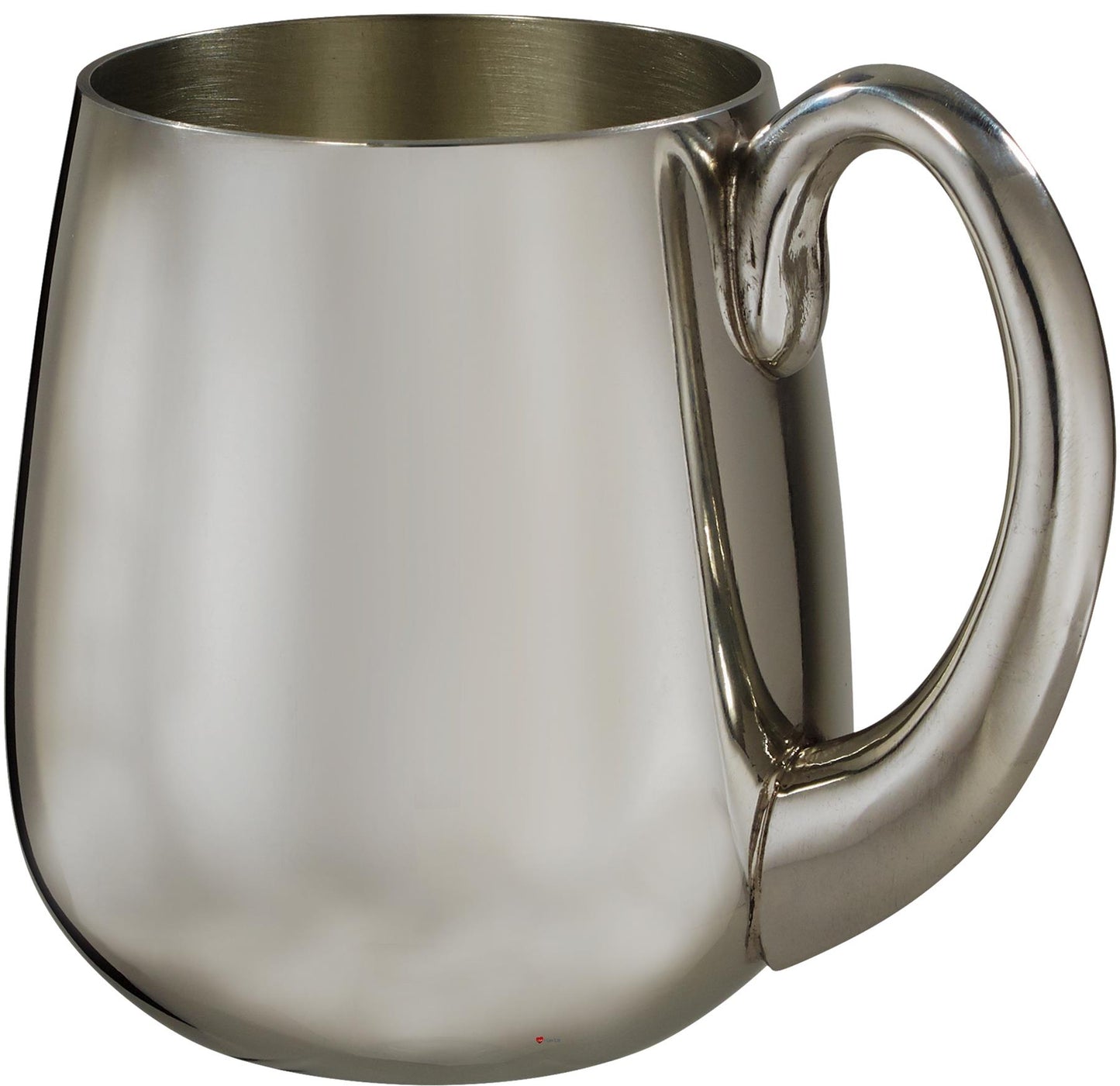 Pewter Tankard 1 Pint Traditional Plain Curved Shaped Perfect for Engraving