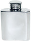 1 oz Slim Pewter Spirit Flask in Plain Polished Screw Top Perfect for Engraving