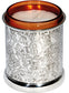 Love Skull Pattern Pewter Candle Holder Votive Comes with Candle Bright Polished