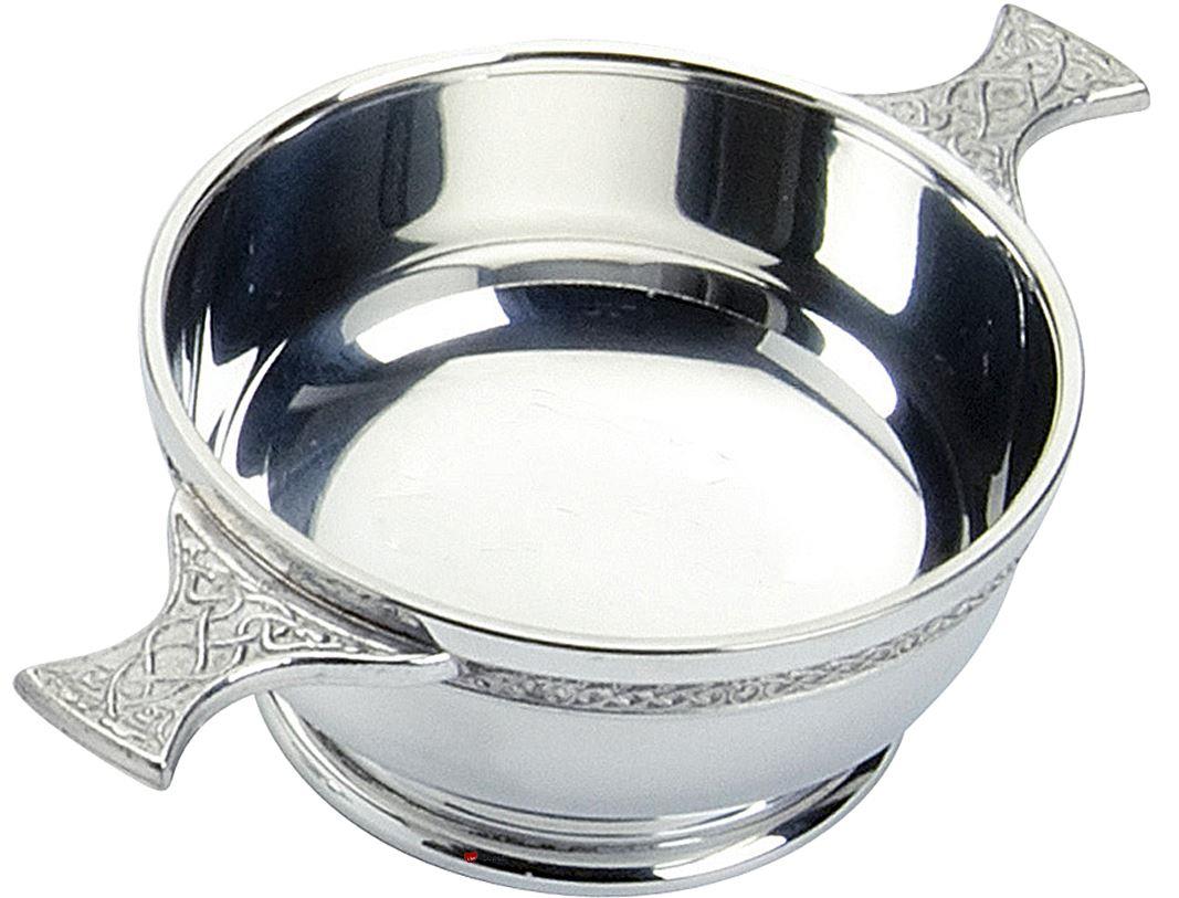 Scottish Quaich Celtic Handle Wiring Pewter 3" 4" 5" 6" 8" Cups of Friendship