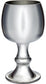 Tulip Shaped Goblet Pewter 300ml Bright Polished Finish Perfect for Engraving