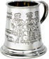 Quarter Pint Mug Humpty Dumpty Christening Gift Pewter Tankard Scroll Handle