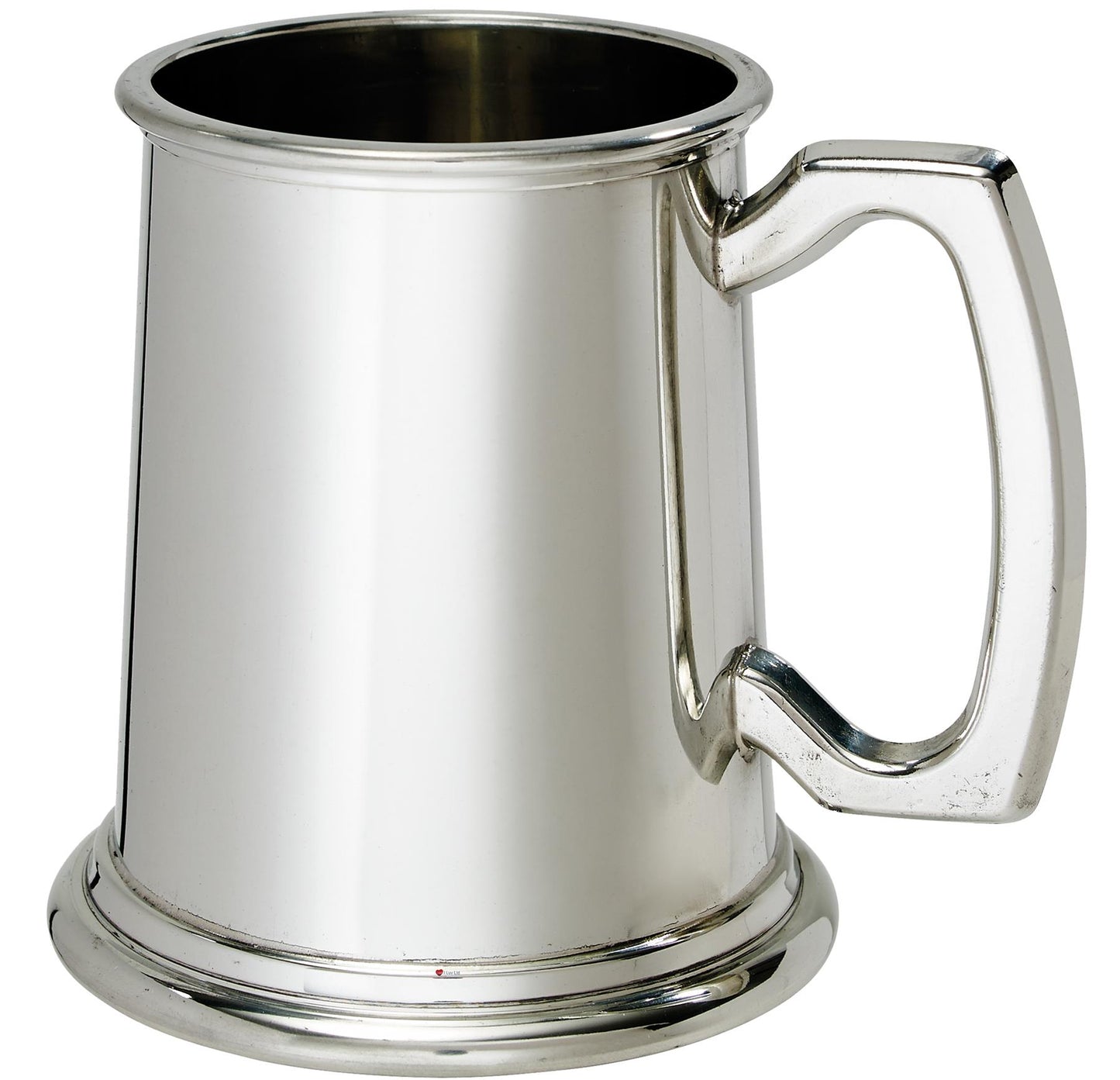 Tankard Half Pint Plain Square Handle Bright Polished Perfect for Engraving