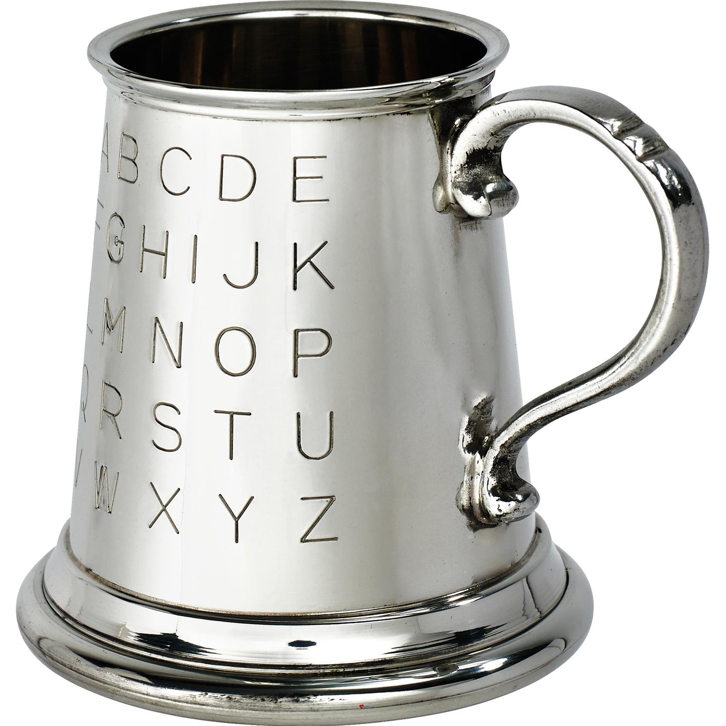 Pewter Tutor Tankard Quarter Pint Baby Christening Mug Perfect for Engraving