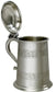 Pewter Lidded Tankard 1 Pint Medieval Style Swan Handle Perfect for Engraving