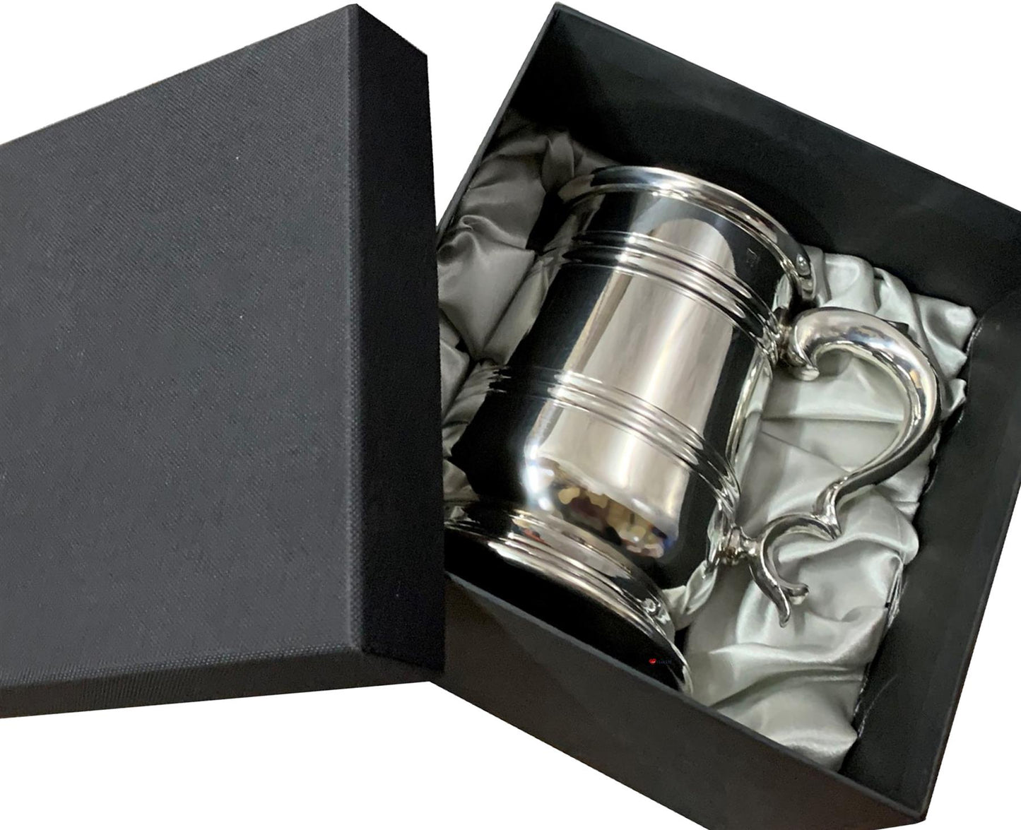 Pewter Extra Heavy Tankard 1 Pint Howard Deep Lined Style Perfect for Engraving