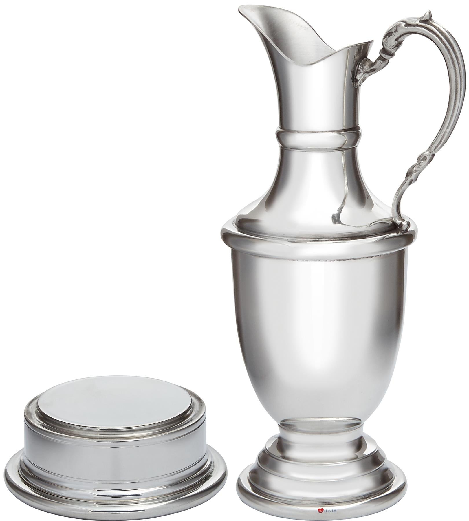 Golf Trophy Small 190mm Pewter Claret Jug and Plinth Perfect for Engraving