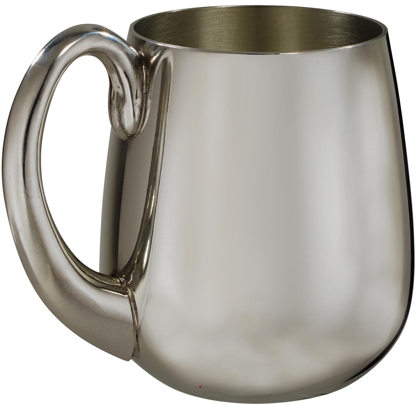 Pewter Tankard 1 Pint Traditional Plain Curved Shaped Perfect for Engraving