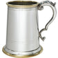 Pewter Tankard 1 Pint Wortley Brass Rim and Base Detail Perfect for Engraving