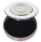 Trinket Boxes Pewter Round with Celtic Scroll Insert on Lid 90mm 50mm