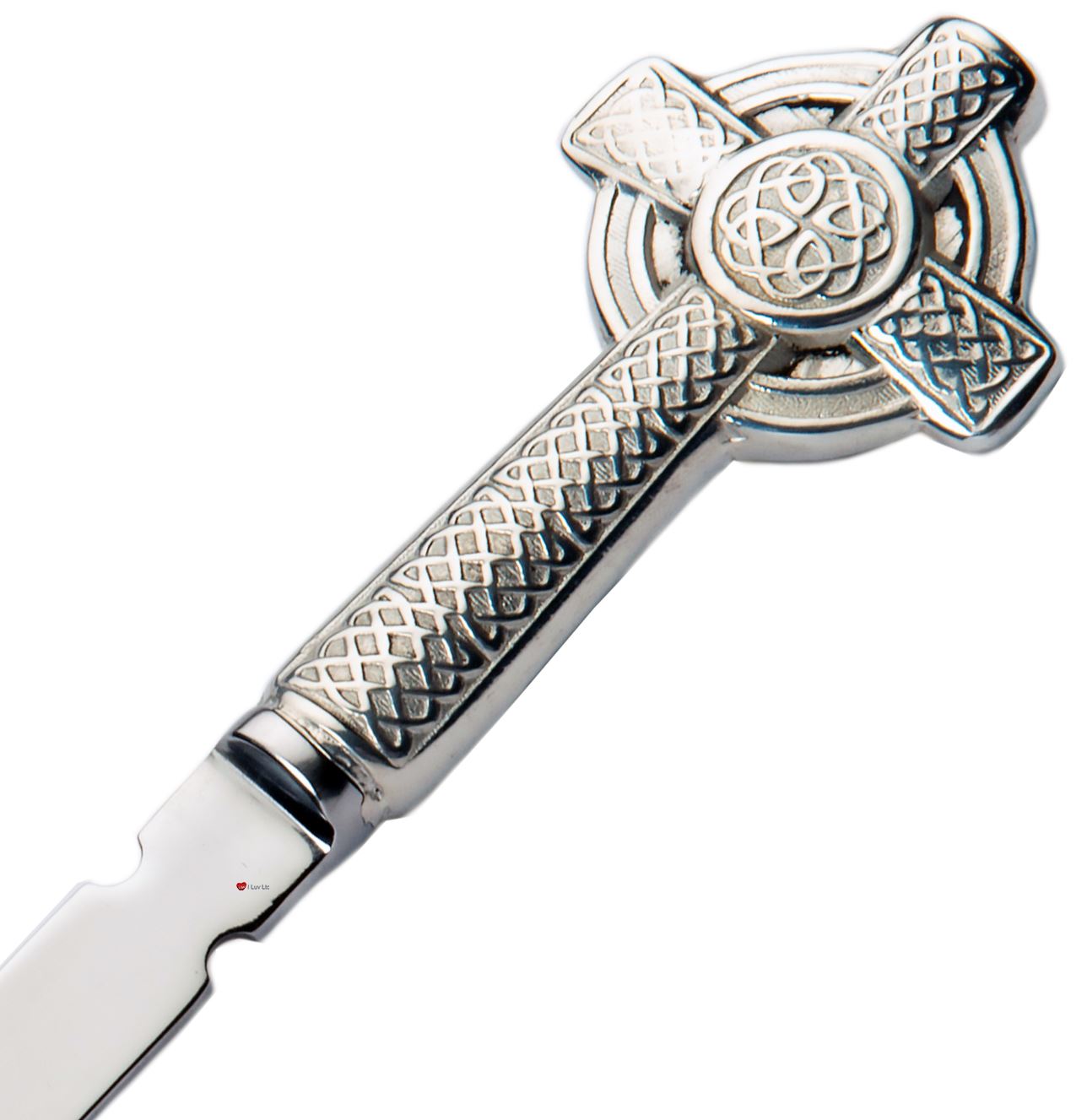 Letter Opener 18cm Pewter Handle Scottish Celtic Cross Ideal Gift