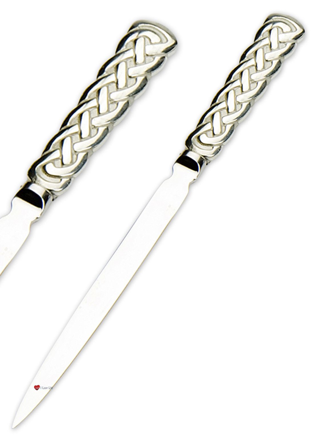 Letter Opener 18cm Pewter Handle Celtic Rope Design Ideal Wedding, Birthday Gift