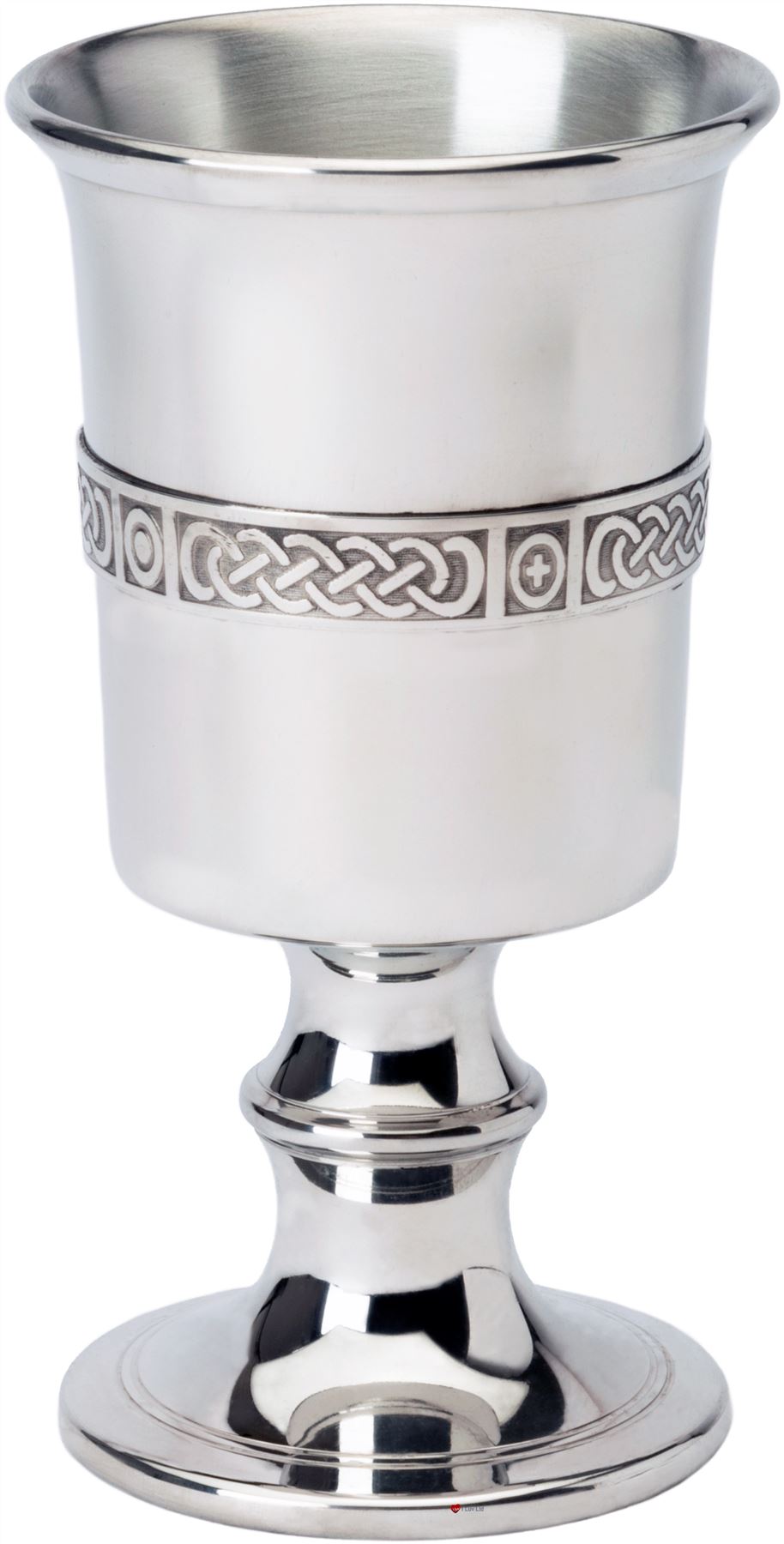 370ml Pewter Chalice Chalice with Celtic Banding Great Gift