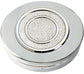 Trinket Boxes Pewter Round with Celtic Scroll Insert on Lid 90mm 50mm