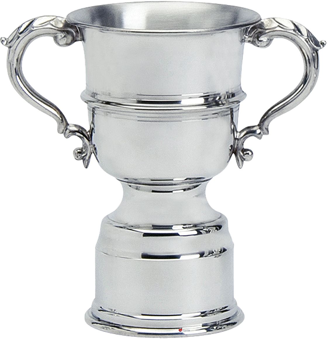 Pewter Sporting Trophy 10inch Polished Makenzie Style Football, Rugby, Rowing