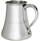 Pewter Ships Tankard 1 Pint Broad Base and Swan Handle Perfect for Engraving