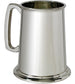 Pewter Glass Bottom Tankard 1 Pint Polished Touchmark Perfect for Engraving