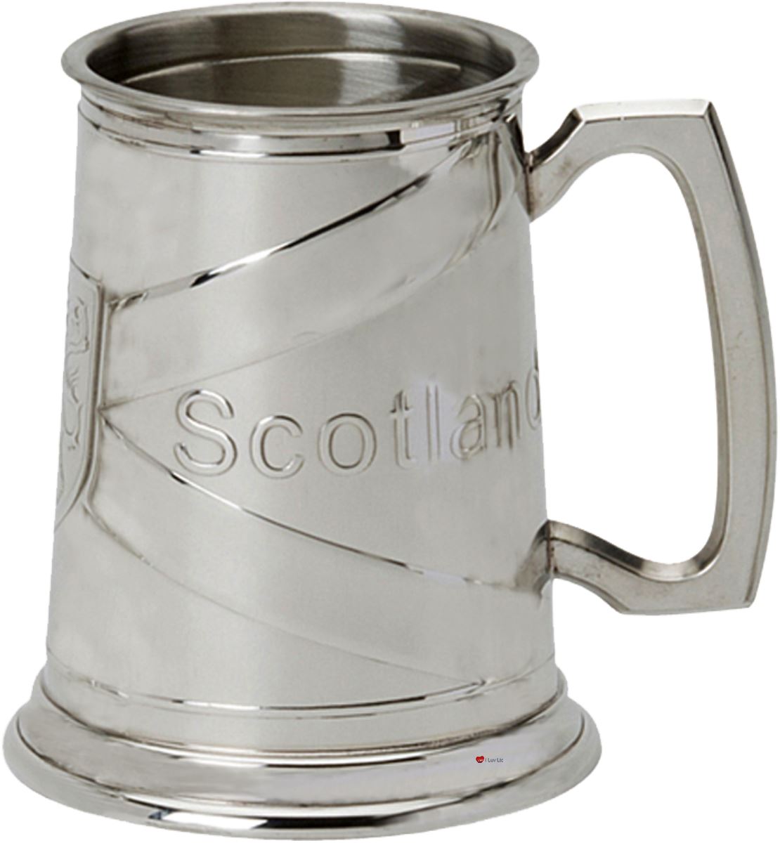 Mens Tankard With Saltire Rampant Lion and Scotland Text Design Ideal Gift