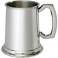 Tankard Half Pint Plain Body Square Handle Pewter Perfect for Engraving