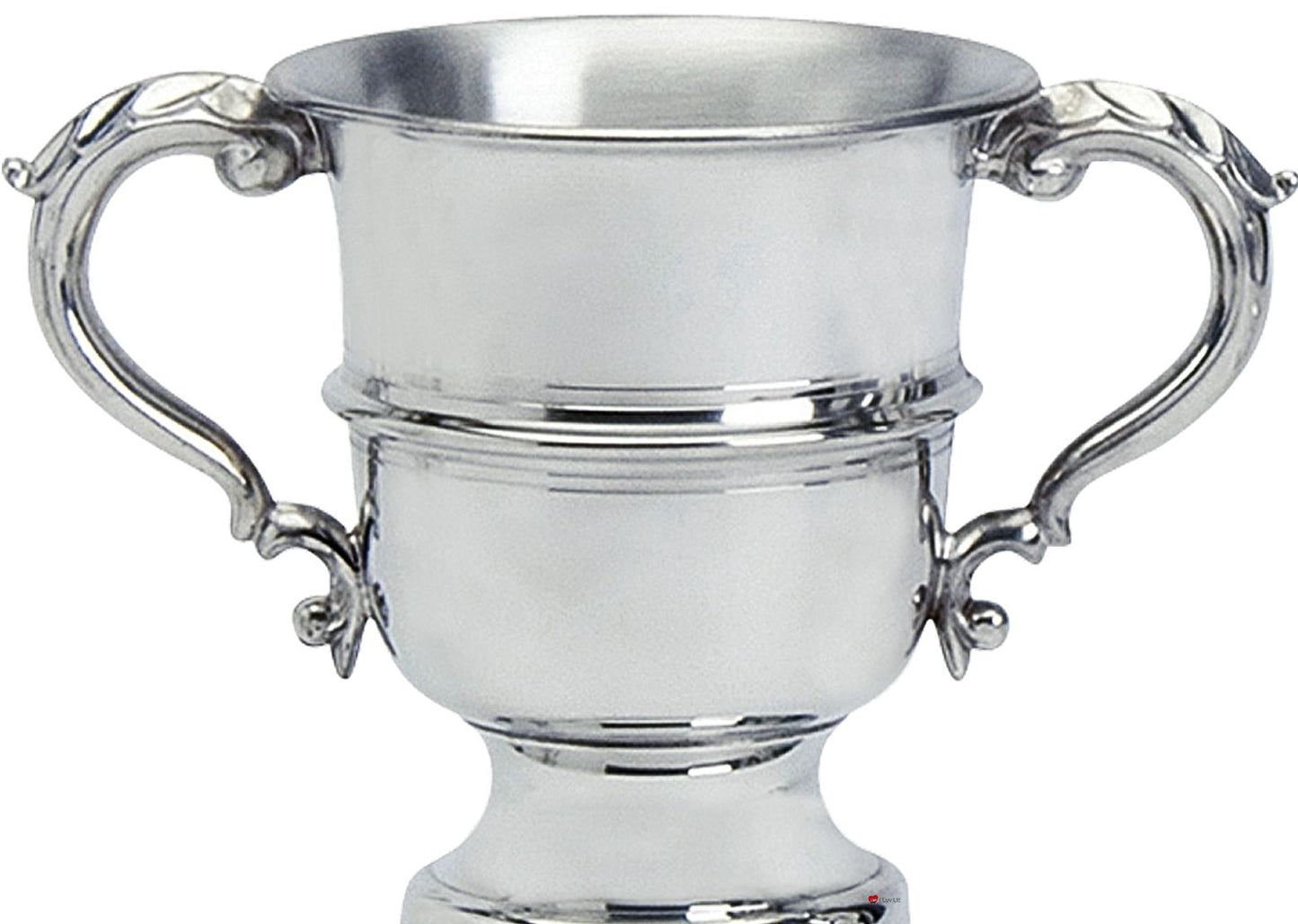 Pewter Sporting Trophy 8inch Polished Makenzie Style Football, Rugby, Rowing