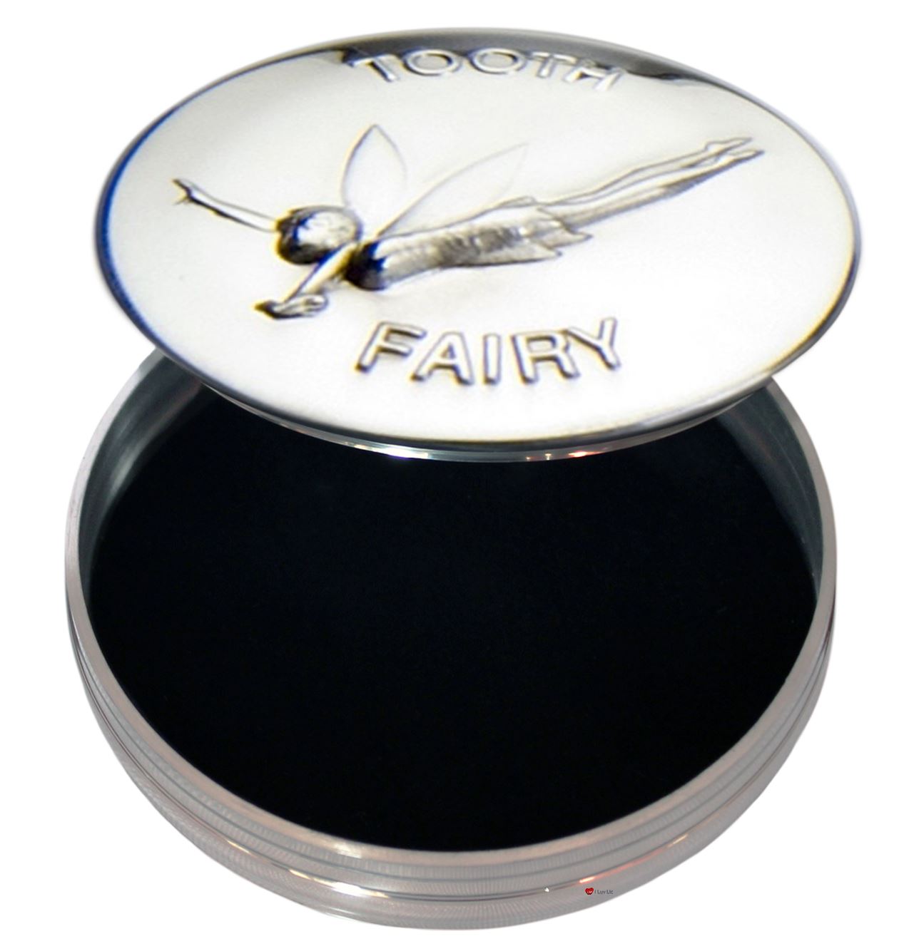 Children's Pewter 50mm Tooth Fairy Keepsake Tin Christening Gift