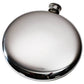 4oz Round Slim Flask Scottish Sporran Polished Screw Perfect for Engraving