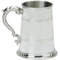 Pewter Tankard Handmade 1pt Double Band Georgian Handle Engravable