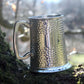 Pewter Tankard 1 Pint All Hammered Finish with Space Perfect for Engraving