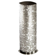 Large 10 inch Pewter Vase Embossed all over with Tree of Life Pattern