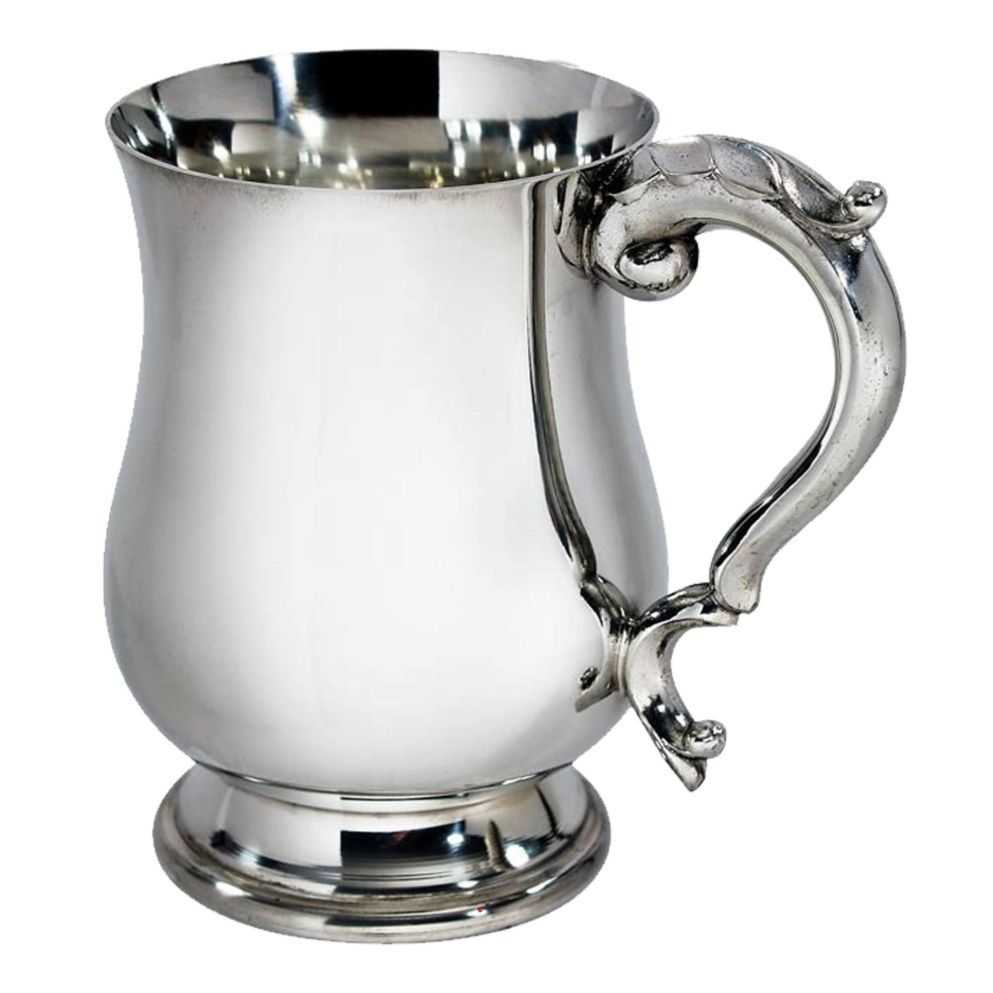 Pewter Tankard 1 Pint Georgian Heavy Gauge and Touchmark Perfect for Engraving