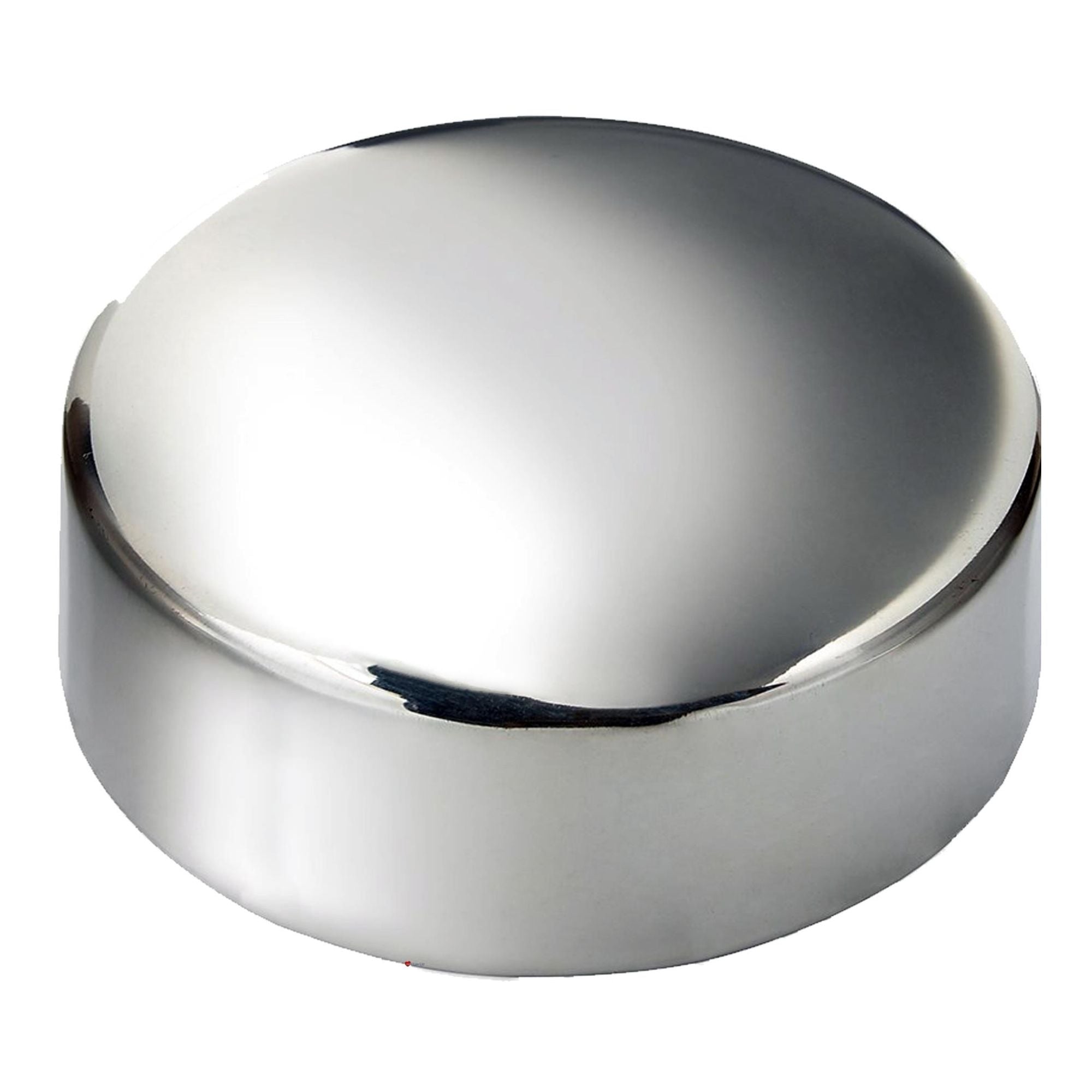 Large Round Plain Pewter Paper Weight Bright Polished Perfect for Engraving