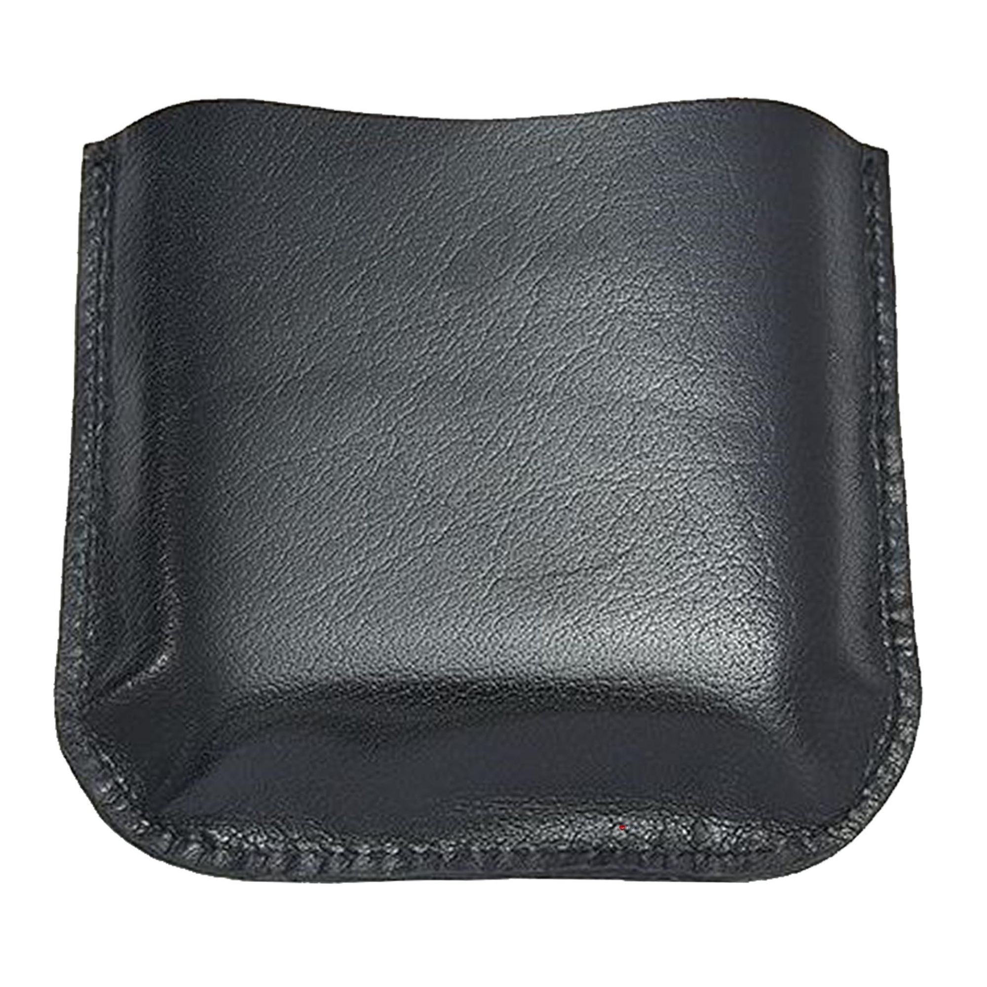 Black Leather Pouch Fits 4oz Pocket Hip Flasks Soft Leather Protects Flask