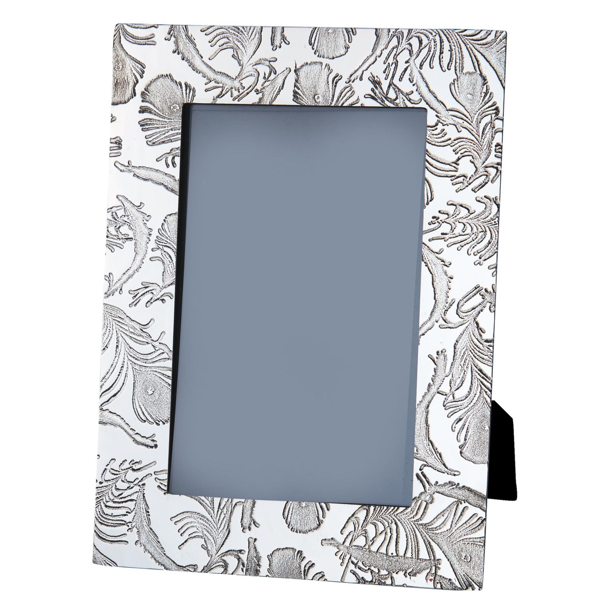 Decorative photo frame with a white background